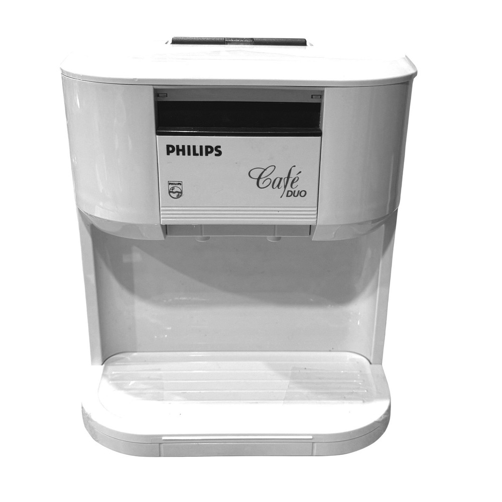 Vintage Philips Cafe Duo HD5158 White 2 Cup Drip Coffee‎ Maker Made Holland 1984